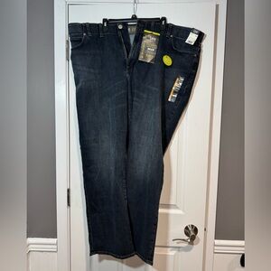 Big & Tall Lee Extreme Motion MVP Relqxed Fit Straight Leg Jeans 50 x 32